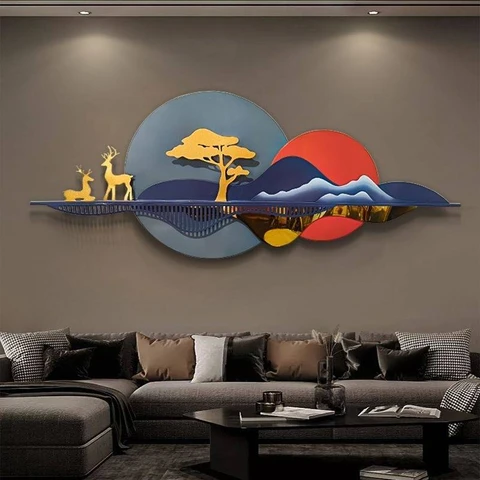 modern wall art design for living room